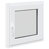 vidaXL Fen&ecirc;tre de sous-sol RISOR 60 x 60 cm PVC et verre Blanc