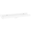 vidaXL &Eacute;tag&egrave;res murales 2 pcs Blanc brillant 40x9x3 cm
