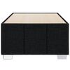 vidaXL Cadre de lit sans matelas noir 90x190 cm tissu