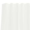 vidaXL Rideaux en voile avec passe-tringles 2 pcs blanc