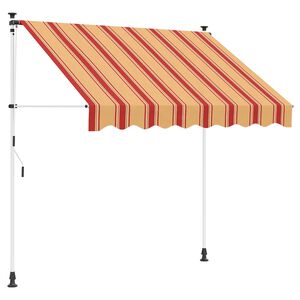 vidaXL Auvent r&eacute;tractable manuel Multicolore 200 x 115 x 300 cm