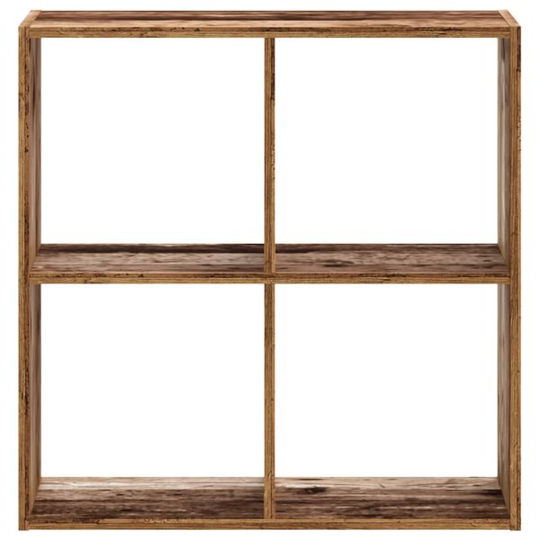 vidaXL Biblioth&egrave;que vieux bois 68,5x32x68,5 cm bois d'ing&eacute;nierie