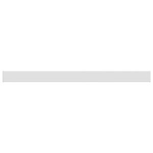 vidaXL Appui de fen&ecirc;tre Blanc 120 x 10 x 4,5 cm PVC
