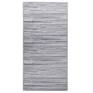 vidaXL Tapis d'ext&eacute;rieur ARAKIL Gris 120x180 cm PP