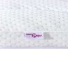 vidaXL Surmatelas Blanc 160 x 200 x 3,5 cm Tissu en Tricot