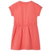 Robe pour enfants avec cordon de serrage corail 128