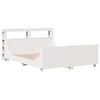 vidaXL Cadre de lit sans matelas blanc 120x200 cm bois de pin massif