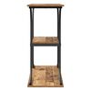 vidaXL Table console Bois ancien 101 x 35 x 80,5 cm Bois d'ing&eacute;nierie