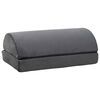 vidaXL Coussin de repose-pieds Uni Gris 44 x 29 x 17 cm