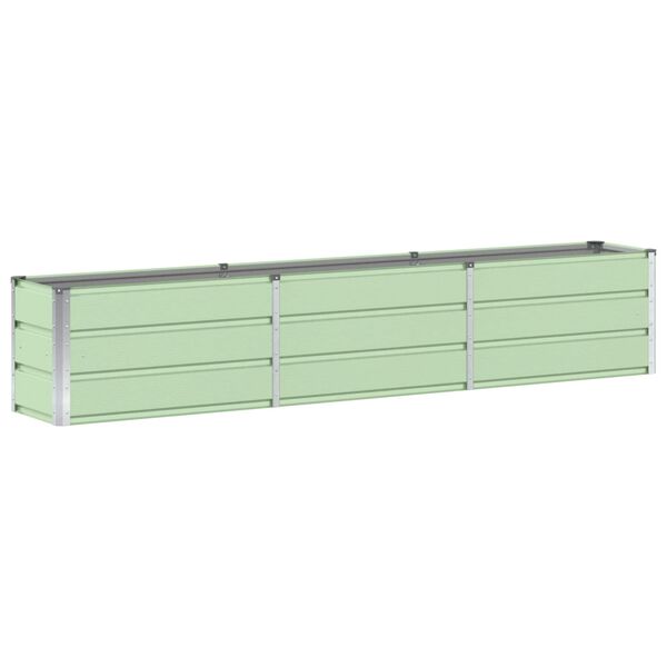 vidaXL Jardini&egrave;re Vert 240 x 40 x 45 cm Acier