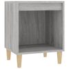 vidaXL Tables de chevet 2 pcs Sonoma gris 40x35x50 cm