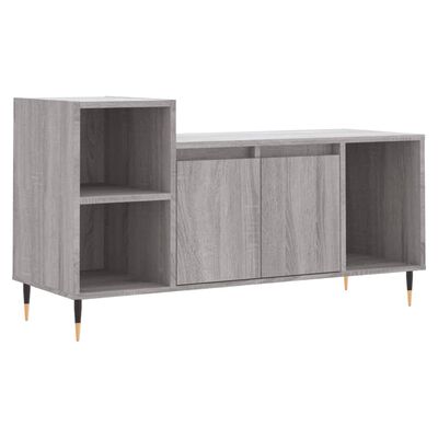 vidaXL Meuble TV Sonoma gris 100x35x55 cm Bois d'ingénierie