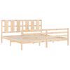 vidaXL Cadre de lit sans matelas bois massif
