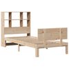 vidaXL Lit biblioth&egrave;que sans matelas 90x190 cm bois de pin massif