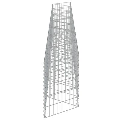 vidaXL Mur de gabion Acier galvanisé 450x30x50 cm