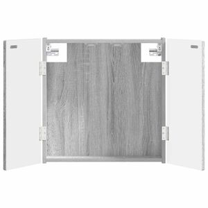 vidaXL Cabinet pour cible ALKMAAR Sonoma gris 52,5 x 10,5 x 53,5 cm
