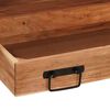 vidaXL Armoire de coiffeuse avec tiroir Marron Bois d'Acacia Massif