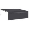 vidaXL Auvent r&eacute;tractable Anthracite 400 &times; 300 cm