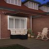 vidaXL Auvent r&eacute;tractable automatique avec LED marron 300x250 cm
