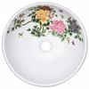 vidaXL Vasque à poser multicolore rond Φ41x14 cm céramique
