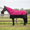 vidaXL Couverture &Eacute;quine Rose et Noir 85 cm Polyester