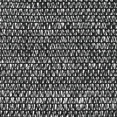 vidaXL Filet brise-vue Noir 2x10 m PEHD 75 g/m²