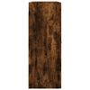 vidaXL Armoires murales 2 pcs ch&ecirc;ne fum&eacute; bois d'ing&eacute;nierie