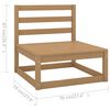 vidaXL Salon de jardin 5 pcs avec coussins Bois de pin massif