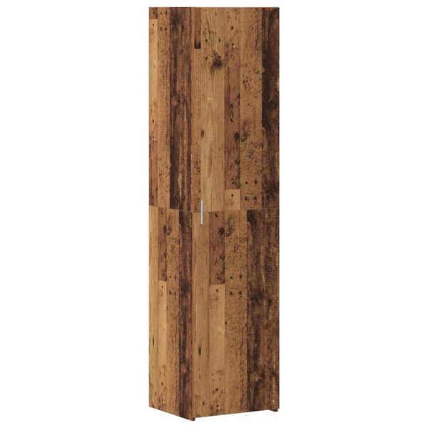 vidaXL Haut Armoire 2 pcs Bois ancien 45 x 42,5 x 185 cm