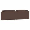 vidaXL Coussin de t&ecirc;te de lit Viana marron 180 cm similicuir