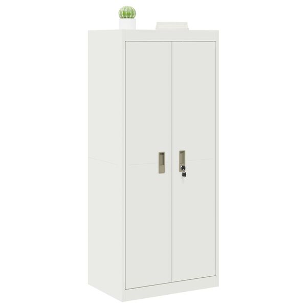 vidaXL Armoire de rangement Blanc 60 x 40 x 140 cm Acier