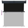 vidaXL Auvent lat&eacute;ral de balcon 145x250 cm noir