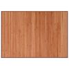 vidaXL Tapis rectangulaire marron 70x100 cm bambou