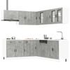 vidaXL Ensemble d'armoires de cuisine 11 pcs Porto bois d'ing&eacute;nierie