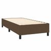 vidaXL Sommier &agrave; lattes de lit avec matelas Marron fonc&eacute; 100x200 cm