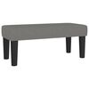 vidaXL Banc Gris fonc&eacute; 70x30x30 cm Tissu