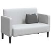 vidaXL Coussin de Dos Gris fonc&eacute; 45 x 20 x 35 cm tissu