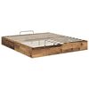 vidaXL Cadre de lit ottoman Bois ancien 203 x 180 x 25 cm