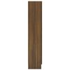 vidaXL Armoire &agrave; vitrine Ch&ecirc;ne brun 82,5x30,5x150 cm Bois d'ing&eacute;nierie