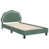 vidaXL Cadre de lit pour enfants avec t&ecirc;te de lit Vert Mer 90 x 200 cm