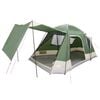 vidaXL Tente Cabane 8 personne Vert Polyester et Acier
