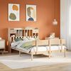 vidaXL Lit biblioth&egrave;que sans matelas 160x200 cm bois massif de pin