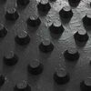 vidaXL Feuille de drainage Noir 1 x 10 m HDPE