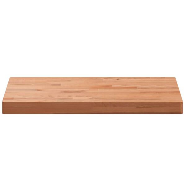 vidaXL Dessus de table 60x40x4 cm rectangulaire bois massif de h&ecirc;tre