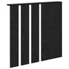 vidaXL Porte-manteau mural avec &eacute;tag&egrave;re Ch&ecirc;ne noir 84 x 10 x 80 cm