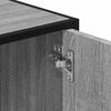 vidaXL Armoire de lavabo de salle de bain sonoma gris 90x33x60 cm