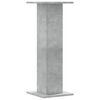 vidaXL Supports pour plantes 2 pcs gris b&eacute;ton bois d'ing&eacute;nierie