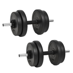 vidaXL Halt&egrave;re avec plaques 40 kg