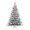 vidaXL Sapin de No&euml;l Artificiel &agrave; Branches Articul&eacute;es Blanc 180 cm