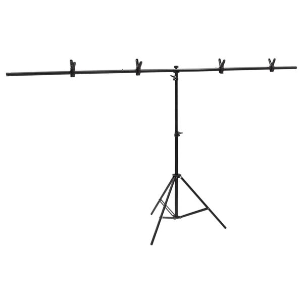 vidaXL Kit de studio photo avec &eacute;clairage toile de fond et r&eacute;flecteur